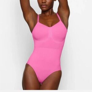 Skims pink bodysuit